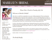Tablet Screenshot of marilees.com